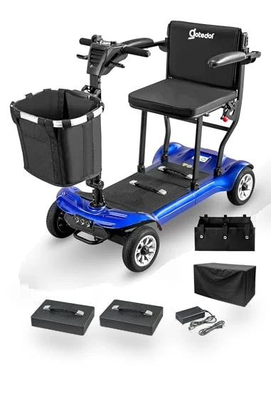 Foldable Electric Mobility Scooter for Adults with 22 Miles Range — Electric Vehicles, Aotedor