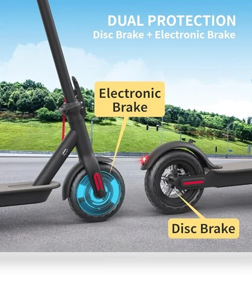 Foldable Electric Scooter for Adults, 19Mph Speed, 8.5" Solid Tires, 21 Miles Range — Electric Vehicles, GuduDobu