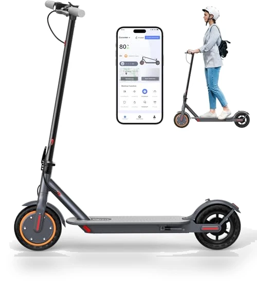 Folding Electric Scooter for Adults, 350W Motor, 8.5" Solid Tires, 19MPH, 21Mile Range — Electric Vehicles, sigravy