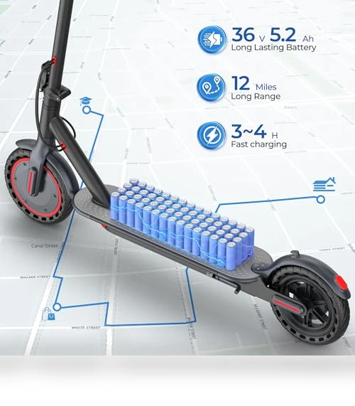 Folding Electric Scooter for Adults and Teens with Dual Braking and Suspension — Push Scooters, MAXSHOT