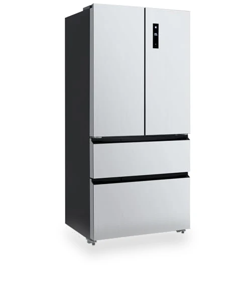 French Door Refrigerator, 18.8Cu.Ft Large Capacity Kitchen Fridge — Mini Fridges, PioneerWorks