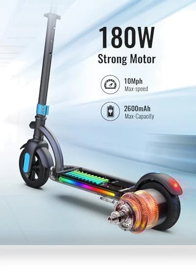 Kids Electric Scooter with LED Display and Adjustable Speed — Electric Vehicles, Gyroor