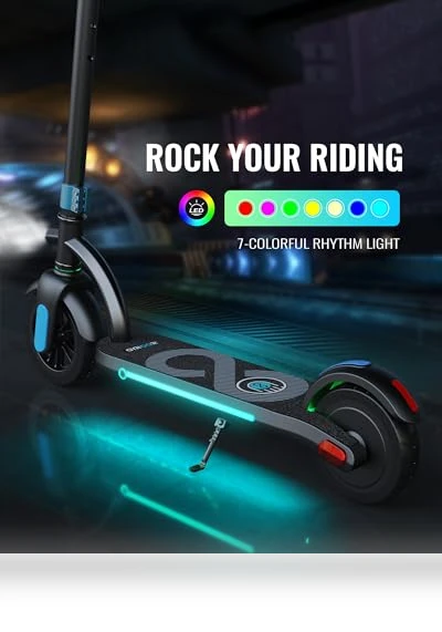 Kids Electric Scooter with LED Display and Adjustable Speed — Electric Vehicles, Gyroor