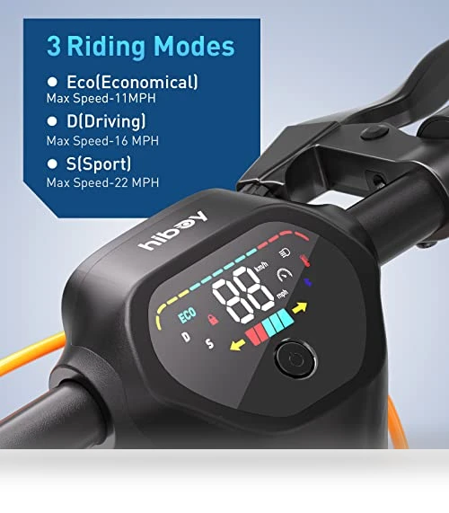 MAX Pro Electric Scooter, 46.6 Mi Long Range, 22 MPH, Dual Suspension, 265lbs MAX Load — Electric Self-Balancing Scooters, Hiboy