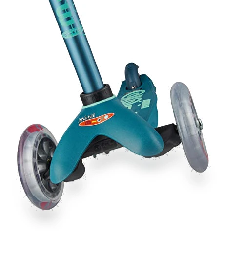 Mini Deluxe Three Wheeled Lean-to-Steer Scooter for Kids — Balance Bikes, Micro