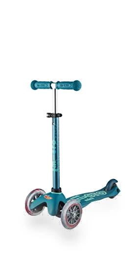 Mini Deluxe Three Wheeled Lean-to-Steer Scooter for Kids — Balance Bikes, Micro