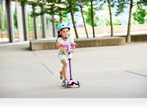 Mini Deluxe Three Wheeled Lean-to-Steer Scooter — Balance Bikes, Micro