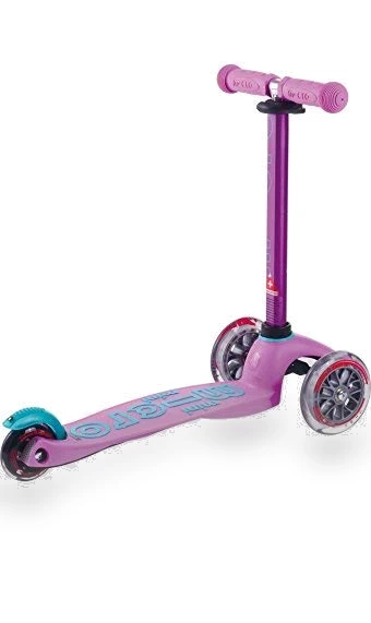 Mini Deluxe Three Wheeled Lean-to-Steer Scooter — Balance Bikes, Micro