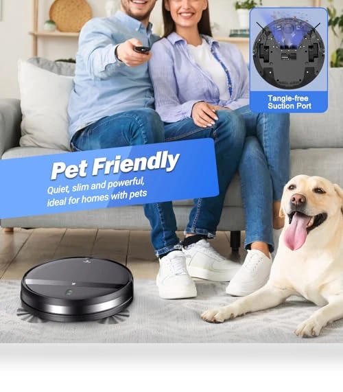 Robot Vacuum and Mop Combo with App/Alexa Control — Smart Cleaning Robots, Kilgone