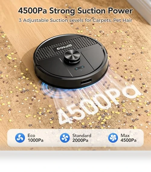 Robot Vacuum and Mop Combo with LiDAR Navigation — Smart Cleaning Robots, BPMIO