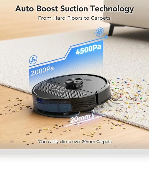Robot Vacuum and Mop Combo with LiDAR Navigation — Smart Cleaning Robots, BPMIO
