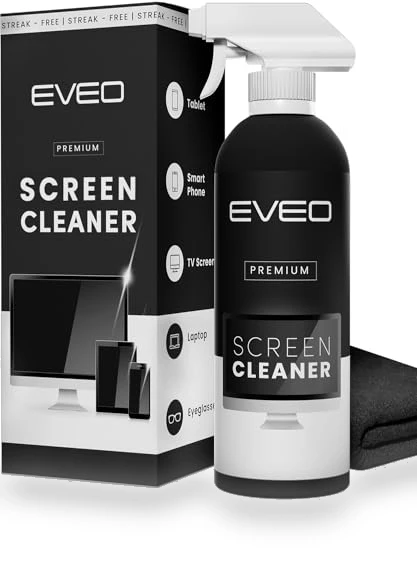 Screen Cleaner Spray Kit for Smart TV, LCD, LED, OLED - Streak-Free Cleaning — Screen Filters, EVEO