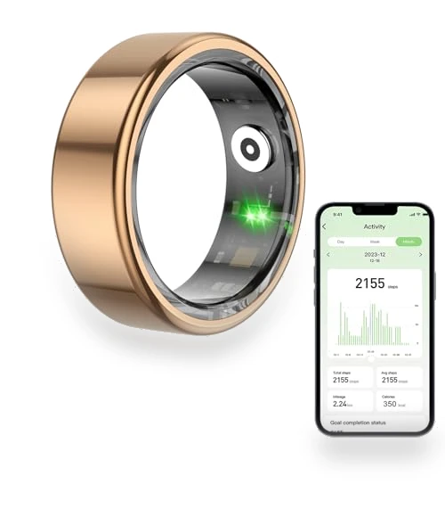 Smart Ring Health Tracker with Heart Rate and Sleep Monitoring — Smart Rings, JHYLJSH