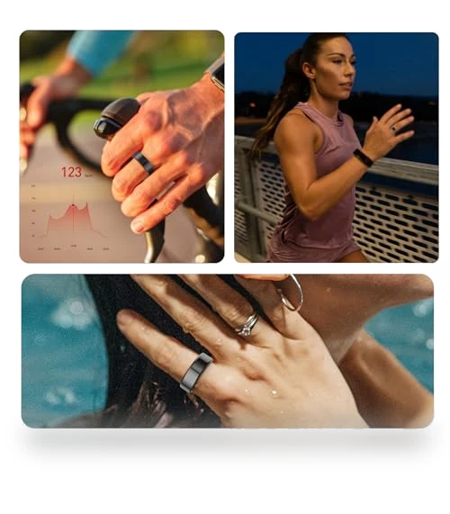Smart Ring Health Tracker with Heart Rate and Sleep Monitoring — Smart Rings, JHYLJSH