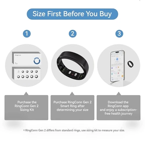 Smart Ring with Sleep Apnea Monitoring, 12-Day Battery Life — Smart Rings, RingConn