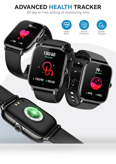 Smart Watch with Bluetooth Calls, Fitness Tracker, IP68 Waterproof — Smartwatches, Paybay