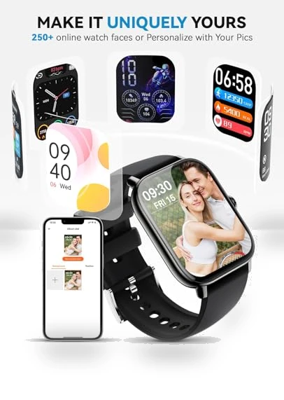 Smart Watch with Bluetooth Calls, Fitness Tracker, IP68 Waterproof — Smartwatches, Paybay