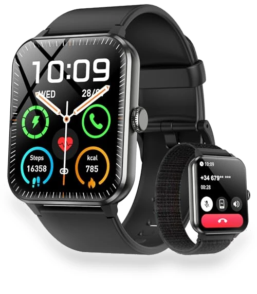 Smart Watch with Heart Rate Monitor, 100+ Sports Modes, IP68 Waterproof — Smartwatches, Blackview