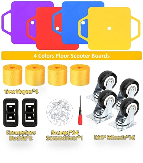 Sports Scooter Board with Handles for Kids - 4 Pack — Electric Vehicles, BOBOKA