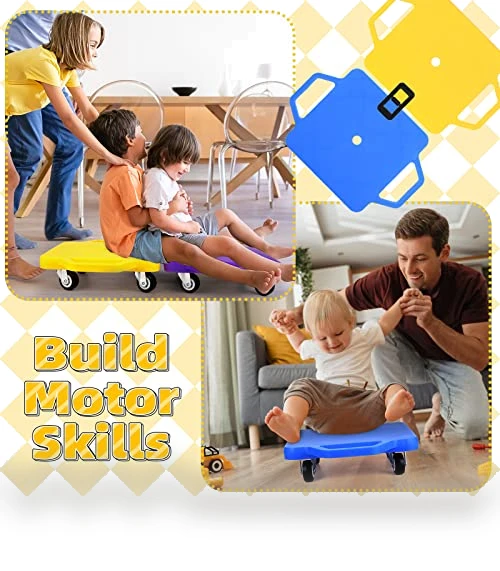 Sports Scooter Board with Handles for Kids - 4 Pack — Electric Vehicles, BOBOKA