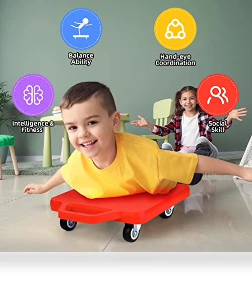 Sports Scooter Board with Handles for Kids - 4 Pack — Electric Vehicles, BOBOKA