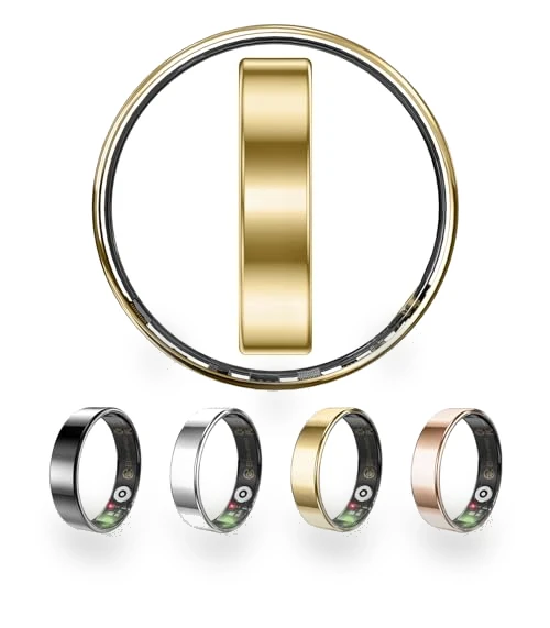 Ultra-Thin Smart Ring Health Tracker with Heart Rate and Sleep Monitoring — Smartwatches, Yuehetian