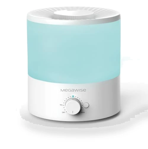 Ultrasonic Cool Mist Humidifier - 1.5L Capacity, Whisper-Quiet, Adjustable Mist, Auto Shut-Off — Air Moisturizers, MEGAWISE