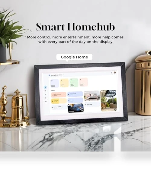 15.6" Wall Digital Calendar with Touchscreen, Smart Home Hub, and Voice Assistant — Television, Changing