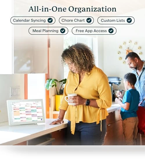 15-inch Digital Calendar & Chore Chart, Smart Touchscreen Interactive Display — Digital Planners, Skylight