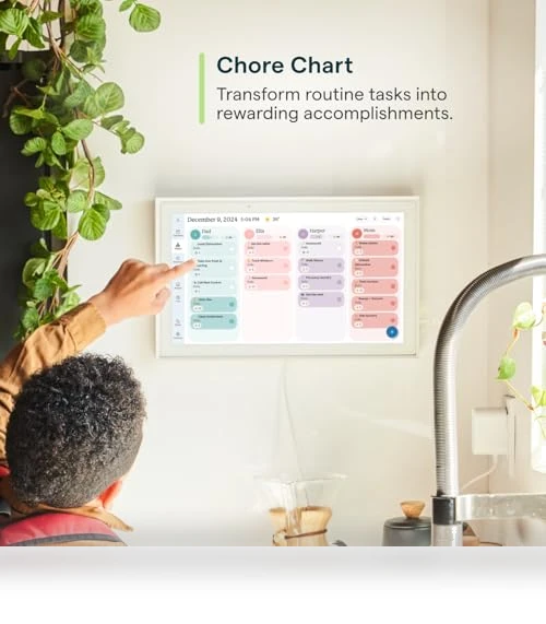15-inch Digital Calendar & Chore Chart, Smart Touchscreen Interactive Display — Digital Planners, Skylight