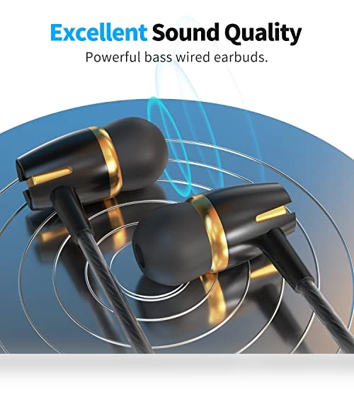 3 Pack Wired In-Ear Headphones with Microphone for iOS and Android — In-Ear Headphones, Kirababy