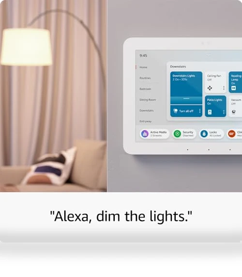 8-inch Smart Home Control Panel with Alexa — Smart Home Security, Amazon