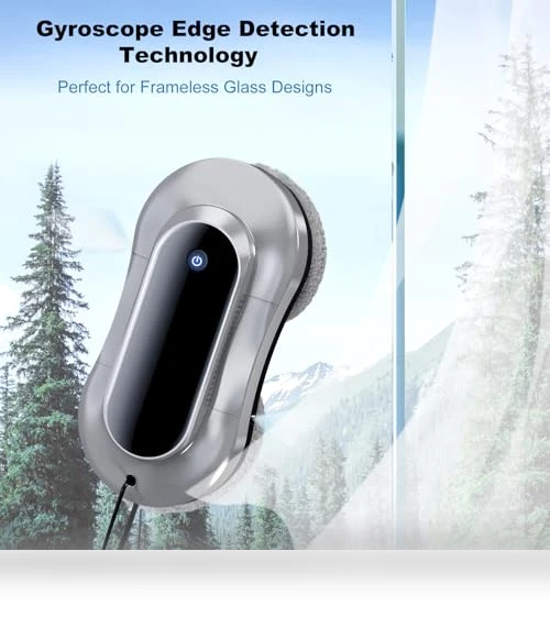 AI Window Cleaning Robot with Auto Water Spray & Remote Control — Smart Cleaning Robots, eTRY