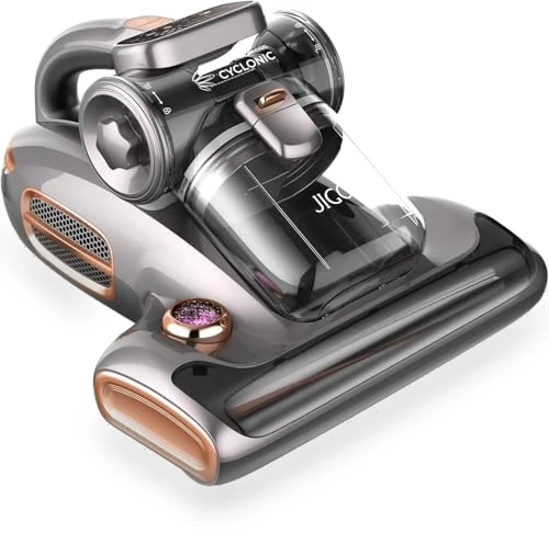 Bed Vacuum Cleaner with UV-C Light, 15Kpa Suction, 700W Powerful Double Cup Handheld Vacuums — Vacuums, JIGOO