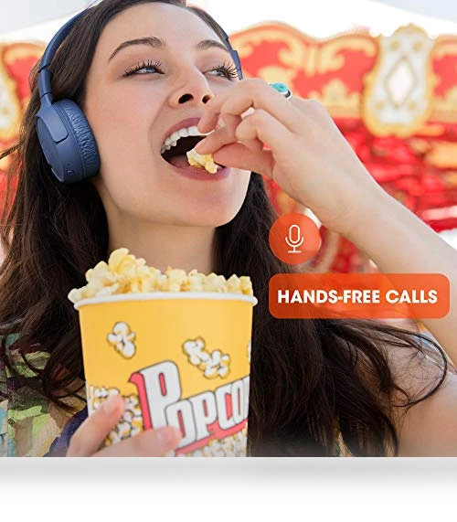 Bluetooth Headphones with 40 Hours Battery, Foldable Design — Over-Ear Headphones, JBL