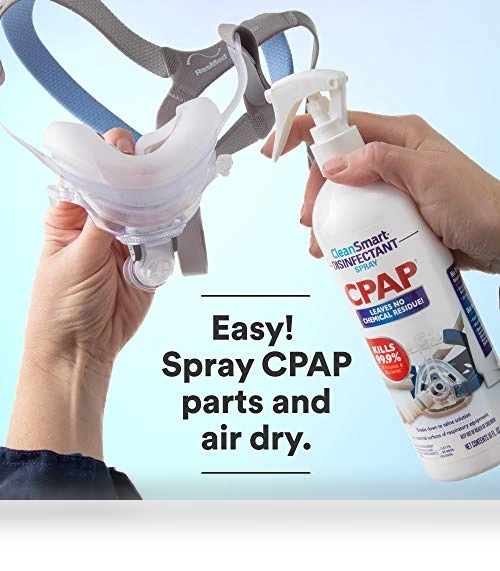 CPAP Disinfectant Spray, Kills 99.9% of Bacteria and Viruses, No Residue — CPAP Accessories, CleanSmart