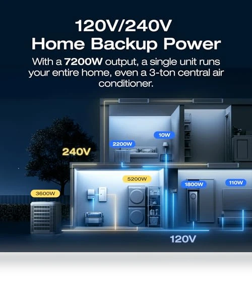DELTA Pro Ultra Power Station with Smart Home Panel 2, 6144Wh Lifepo4 Home Battery Backup — Generators, EF ECOFLOW