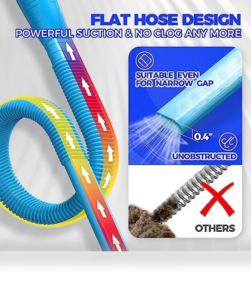 Dryer Vent Cleaner Kit with Vacuum Hose Attachment and Brush — Sweepers, Holikme