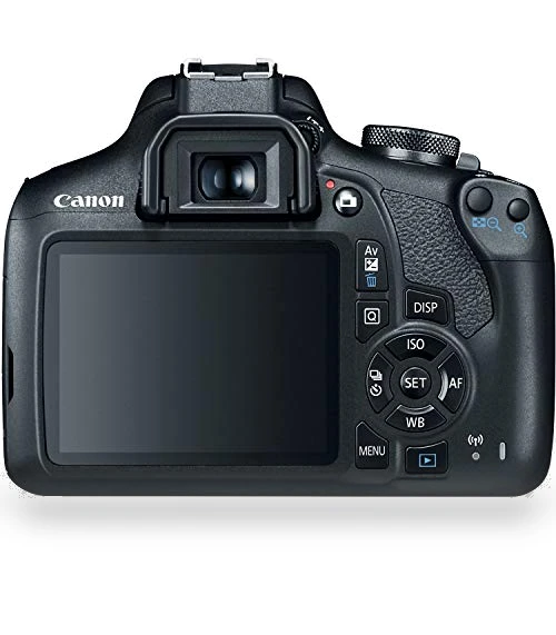 DSLR Camera with 2 Lens Kit, 24.1MP, Wi-Fi, NFC — Remote Controls, Canon