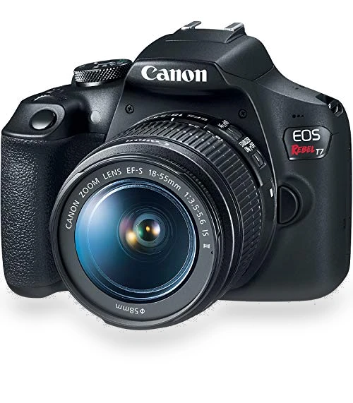 DSLR Camera with 2 Lens Kit, 24.1MP, Wi-Fi, NFC — Remote Controls, Canon