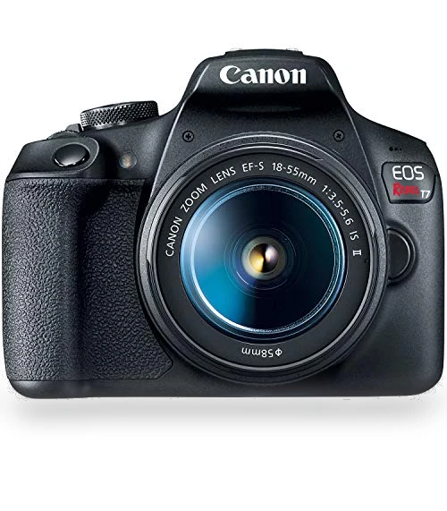 DSLR Camera with 2 Lens Kit, 24.1MP, Wi-Fi, NFC — Remote Controls, Canon