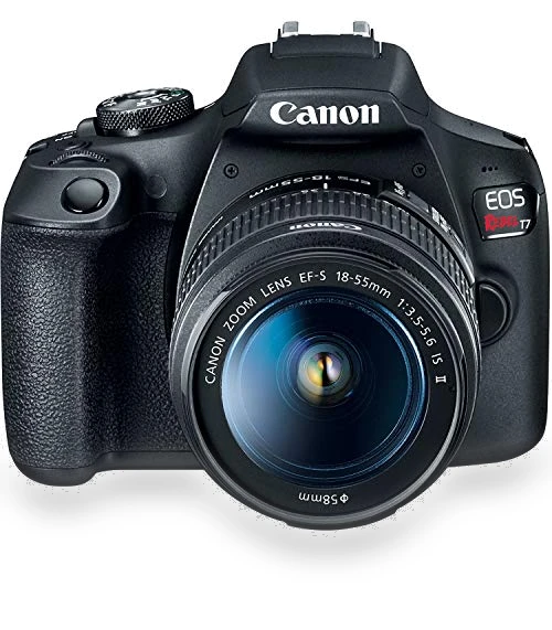 DSLR Camera with 2 Lens Kit, 24.1MP, Wi-Fi, NFC — Remote Controls, Canon