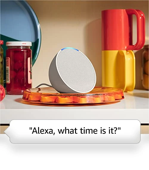 Echo Pop Smart Speaker with Alexa — Compact Voice Recorders, Amazon