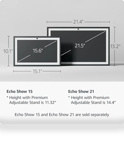 Echo Show 15 Smart Display with Alexa — Streaming Devices, Amazon