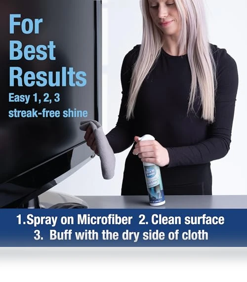 Electronics Cleaning Spray with Microfiber Towel - Safe for Screens & Devices — Cleaning & Repair, Miracle Brands