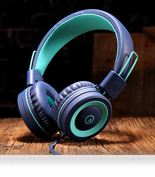 Foldable Stereo Kids Headphones with 3.5mm Jack - Tangle-Free Cord for Children and Teens — In-Ear Headphones, noot products