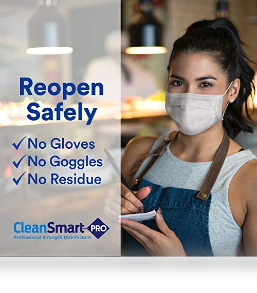 Hospital Grade Disinfectant Spray, Kills 99.9% of Viruses and Bacteria, Hypochlorous Acid Technology, 1 Gallon — Disinfectants, CleanSmart