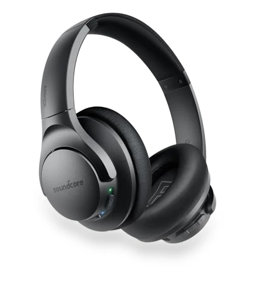 Hybrid Active Noise Cancelling Headphones, Wireless Over Ear Bluetooth Headphones — Over-Ear Headphones, Anker