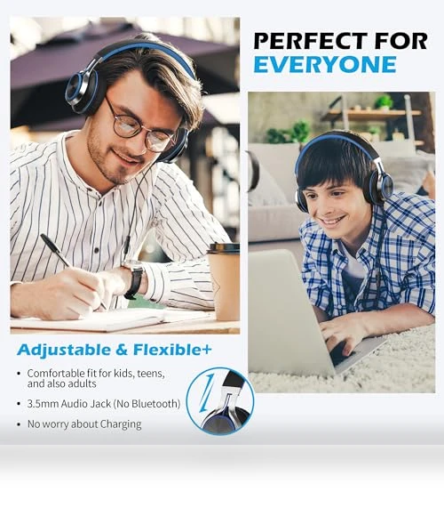 On-Ear Wired Headphones with Microphone and Volume Control — In-Ear Headphones, AILIHEN