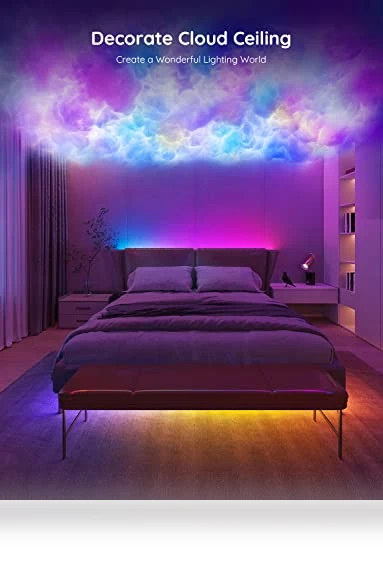 RGBIC LED Strip Lights, Smart LED Lights for Bedroom, Bluetooth App Control, Color Changing, Music Sync, 16.4ft — LED Strips, Govee